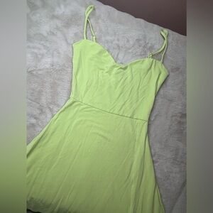 OHPOLLY lime mini dress